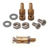 20Pcs RC Airplane Metal Pushrod Stopper Helicopter with Screw and Nut Horn Linkage Connector view 1