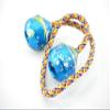 Begleri Fidget Beads - Worry Fidget Beads Spin & Bump - Made of Aluminum Alloy - Creates a Bit of Magic for You (UFO-Blue Yellow&White) view 1