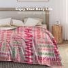 Artsadd Personalized Blankets for Kids with Names, Customized Blankets with Name for Adult, Custom Baby Blankets for Boys Girls Newborn Toddler Receiving Swaddle Blanket Birthday 40" x 50" view 3