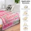 Artsadd Personalized Blankets for Kids with Names, Customized Blankets with Name for Adult, Custom Baby Blankets for Boys Girls Newborn Toddler Receiving Swaddle Blanket Birthday 40" x 50" view 4