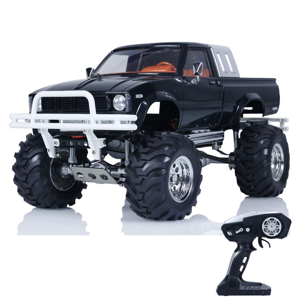 wheelfun US in Stock, Hg 1/10 4 * 4 RC Pickup Truck Rally Car Series Car Racing Crawler 2.4G RTR Black