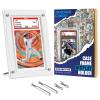 1-Slot Clear PSA Card Display Case Frame - Plastic Trading Card Stand for Collectibles Baseball Basketball Football Soccer and Sports Start Cards (1 Pack Desk Frame) view 1