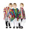 1-piece Mexican Poncho for Children Halloween Costume Traditional Serape Poncho view 3