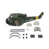 RC Helicopter UH-1B 450 Pre-Painted fuselage for 450 Size Helicopters.Suitable for Almost All 450 Size(325mm Rotor Blade) Helicopters, Such as:Align T-REX450X/XL/SE/SE V2 view 3