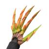 RIPTEADRY Halloween Articulated Fingers 3D Printed Flexible Finger Extensions Halloween Finger Decoration Fits All Finger Sizes, Camouflage Left Hand view 1