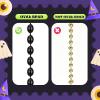 Riceshoot 200 Pcs Black Bead Necklace Bulk Mardi Gras Oval Beads Necklace Party Favors 33" 7mm Metallic Color Beaded Costume Necklaces for Halloween Christmas Festive Event Accessories view 4