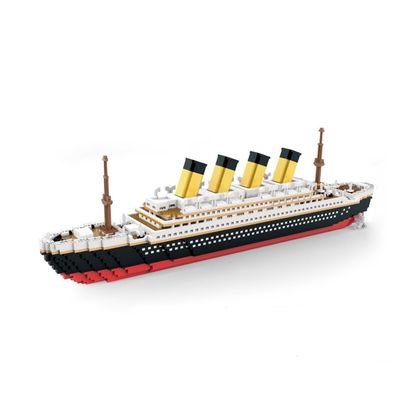 alltogetho Titanic 3D Plastic Model Ship Building Blocks Micro Mini Bricks Toy Kit for Adults Assemble Your Own Classic Cruise Boat for Gift