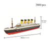 alltogetho Titanic 3D Plastic Model Ship Building Blocks Micro Mini Bricks Toy Kit for Adults Assemble Your Own Classic Cruise Boat for Gift view 2