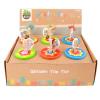 Planete Bois - Pack of 24 Kaleidoscope Spinners - FSC - 030146PA - 24 Pieces - Multi-Coloured - Wooden - Children's Game - Recreation - Kermesse - Collectable - 6 cm x 6 cm - Suitable for Ages 3 and view 2