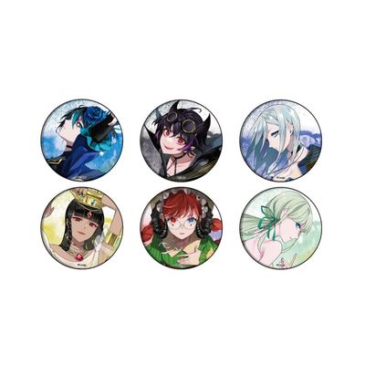 Takt op. Fate is a Crimson Melody Street 02 Official Illustration Tin Badge Box of 6