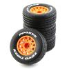 Lifehead 1/10 RC Short Course Truck Tires for All TerrainSuitable for TRAXXAS Slash4X4 ARRMA SENTON 4X4 V3 Losi Ford Raptor Baja Rey/ 113mmx46mm High-Performance Short-haul Truck tires/12mm Hex view 1