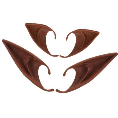 MAGICLULU 2 Pairs of Cosplay Fairy Pixie Elf Ears Elf Ears Halloween Party Dress Up Elf Ears Cosplay Masquerade Accessories