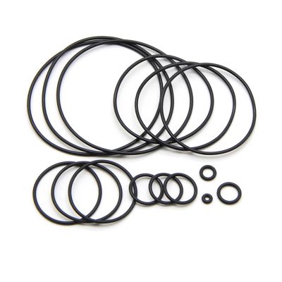 CLENEA 50pcs NBR O-Lock up Gasket Thickness OD 3~80mm CS 1 2 3 4mm Nitrile Oil Resistant Gasket Round (Color : 50pcs, Size : OD 14MM_2MM)