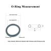 CLENEA 50pcs NBR O-Lock up Gasket Thickness OD 3~80mm CS 1 2 3 4mm Nitrile Oil Resistant Gasket Round (Color : 50pcs, Size : OD 14MM_2MM) view 2