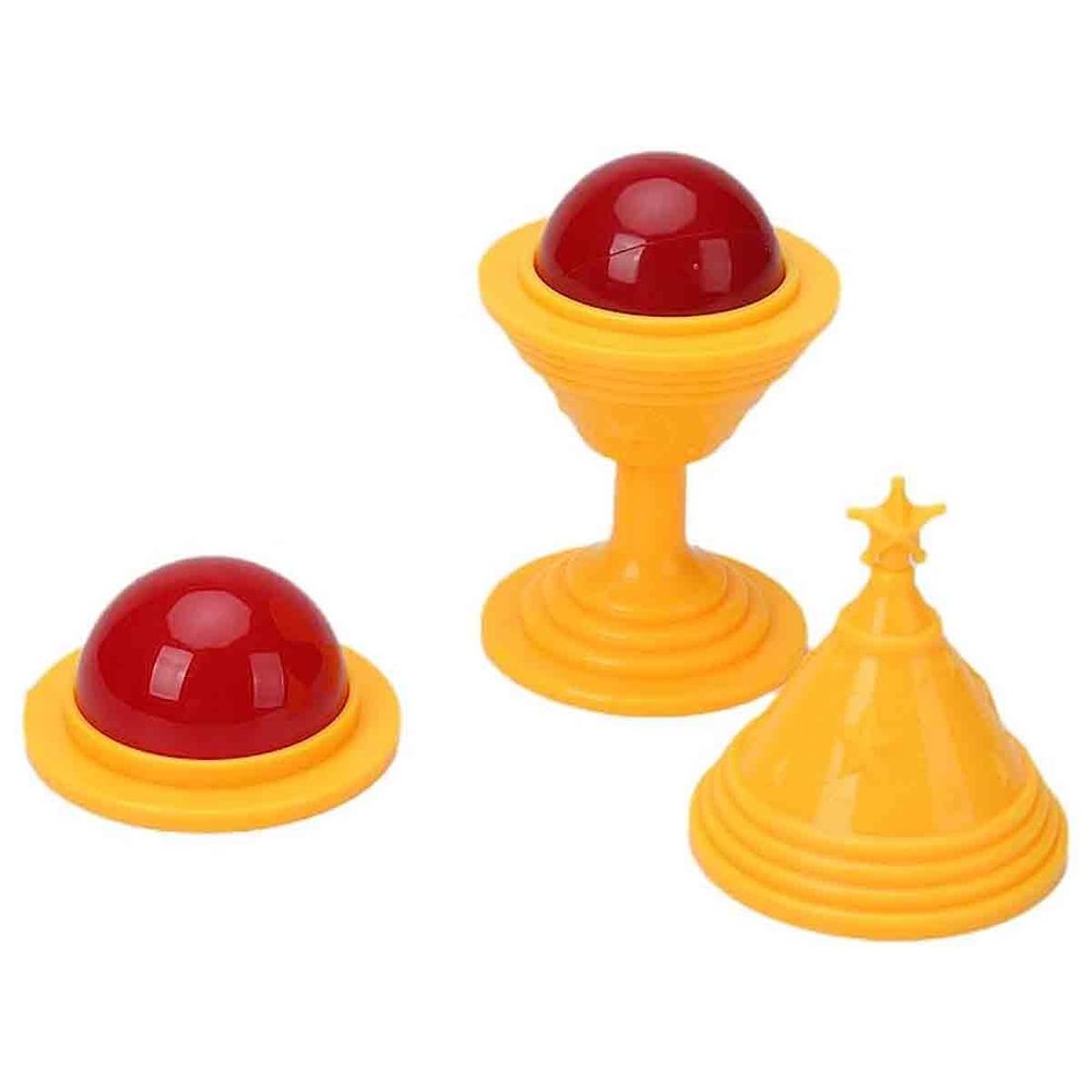 blue-ther (10 cm/3.9 in) Ball and Vase Set Magic Tricks Vase Classic Funny Magic Trick Toy Props Magician