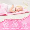 iPlay, iLearn Kids Unicorn Sleeping Bag, Toddler Girl Nap Mat, Plush Animal Slumber Bag 2 In 1 Pink Pillow Daycare Preschool Kindergarten Birthday Gift Travel Sleepover 3 4 5 6 7 8 10 12 Yr Child Teen view 2