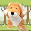 Cuteoy Plush Lion Hand Puppet Stuffed Animal Toy Open Movable Mouth Creative Role Play Storytelling Plushies Gifts for Kids Toddlers Birthday Christmas view 1