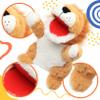 Cuteoy Plush Lion Hand Puppet Stuffed Animal Toy Open Movable Mouth Creative Role Play Storytelling Plushies Gifts for Kids Toddlers Birthday Christmas view 3