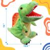 Cuteoy Plush Spinosaurus Hand Puppet Stuffed Animal Toy Open Movable Mouth Creative Role Play Storytelling Dinosaur Plushies Gifts for Kids Toddlers Birthday Christmas view 3
