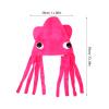 Beaupretty Cartoon Squid Hat, Costume Headwear Hat, Funny Animal Hat for Party, Halloween, Cosplay, Hat Accessory, Squid Headdress, Purple, One Size view 3