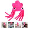 Beaupretty Cartoon Squid Hat, Costume Headwear Hat, Funny Animal Hat for Party, Halloween, Cosplay, Hat Accessory, Squid Headdress, Purple, One Size view 4