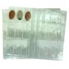 2 Pack - Coin Collecting Sheets to expand The Penny Journal by Pennybandz to Hold More of Your Coin Collection! (2 Pack of Pressed Coin Sheets to Hold 72 Oversized Pressed Coins like Quarters Nickels and Euros) view 2