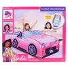 Barbie Convertible Pop Up Tent - Pink Princess Playhouse Car Toy with Sounds & Key Fob, Indoor and Outdoor Play view 2