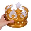 ABOOFAN Fancy Dress Inflatable King Crown Hat - Multifunction Balloon Crown Costume Prop for Festivals, Birthdays, and Dress-Up view 4