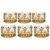 ABOOFAN Inflatable Crown Hat for Kids and Adults - 6Pcs Blow Up King Crown for Birthday Celebrations, Baby Showers, Photo Props view 1