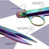 JubileeYarn Professional Multi-Purpose Titanium Precision Trimmer - Rainbow - 30 Pairs view 4