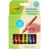 Crayola Young Kids Washable Tripod Crayons, Assorted Colors, Pack Of 8 Crayons view 2