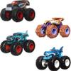 Hot Wheels Monster Trucks, 1:64 Scale Toy Monster Trucks, Set of 4, Giant Wheels, Favorite Characters and Cool Designs view 1
