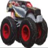 Hot Wheels Monster Trucks, 1:64 Scale Toy Monster Trucks, Set of 4, Giant Wheels, Favorite Characters and Cool Designs view 2