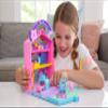 Polly Pocket Pollyville Fresh Market Dolls & Playset, Food Toy with 2 Micro Dolls, 12 Accessories Include Toy Car & Pet view 2