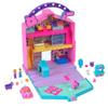 Polly Pocket Pollyville Fresh Market Dolls & Playset, Food Toy with 2 Micro Dolls, 12 Accessories Include Toy Car & Pet view 4