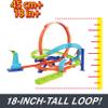 Hot Wheels Toy Car Track Set, Action Loop Cyclone Challenge Track Set, 2 Ways to Play & Easy Storage, with 1:64 Scale Toy Car view 3