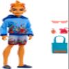 Monster High Scare-adise Island Heath Burns Doll with Flame Hoodie, Swim Trunks & Beach Accessories Like Sunglasses view 1