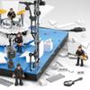 MEGA The Beatles Building Set with 681 Pieces, 4 Poseable Action Figures and Ed Sullivan Stage, with LED Lights, for Adult Collectors view 4