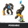 MEGA Godzilla x Kong The New Empire Building Set Action Figure Kong with 541 Pieces and Accessories, 12 Inches Long, for Adult Collectors view 4