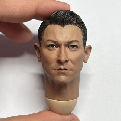 1/6 Scale Asian Male Head Sculpt Carved for 12inch Male Soldier Action Figure Body Collection (P)