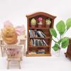 1:12 Dollhouse Miniature Furniture, Wood Bookcase Bookshelf Cabinet Home Decor Collection view 4