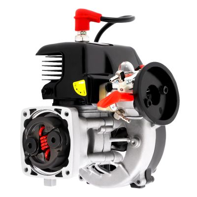HinLIaDa 30.5CC 4 Bolt Rovan Motor Engine, 2 Stroke Air-Cooled/Easy to Start Recoil Handle Engine 4-Bolt Head Fit for HPI Baja 5b 5T King Motor LOSI FG GoPed(Over 4HP)