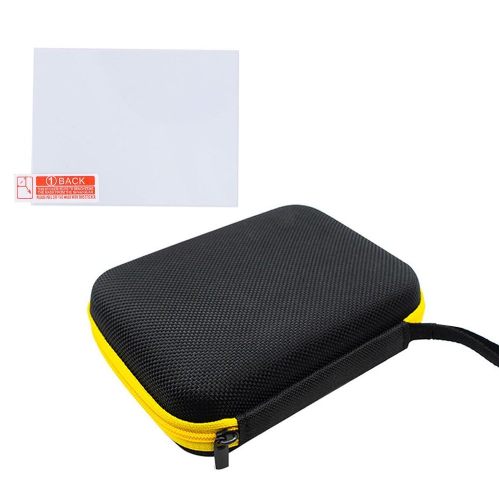Aetheria RG353VS/RG353V Handheld Game Console Storage Bag Handbag Carring Case Storage Protection Bag + RG353M Screen Protector Tempered Glass