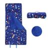 Sleeping Nap Mat with Removable Blanket,Extra Thick Large 2 in 1 Slumber Bags for Boys Girls,Nap Mat for Preschool Travel Camping view 1
