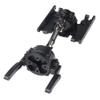 SCX10 II Planetary Gearbox Transfer Case Short Drive Shaft Skid Plate Front Motor Mount for 1/10 RC Crawler Chassis SCX10 II Upgrades Accessories (Black) view 1