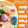 edutree Wooden Magnetic Fishing Game for Toddlers 1-3, Frog Fishing Color Sorting Montessori Sensory Preschool Educational Learning Fine Motor Skills Toys for 3 4 5 Years Old Boys Girls view 3