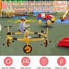 Kids Pedal Tricycle, Preschool 360 Spin Car 4 Seats for Backyard Kindergarten Playground Daycare and Classroom Outdoor Play Equipment Encourages Active Play-Social Interaction view 2