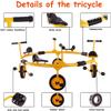 Kids Pedal Tricycle, Preschool 360 Spin Car 4 Seats for Backyard Kindergarten Playground Daycare and Classroom Outdoor Play Equipment Encourages Active Play-Social Interaction view 3