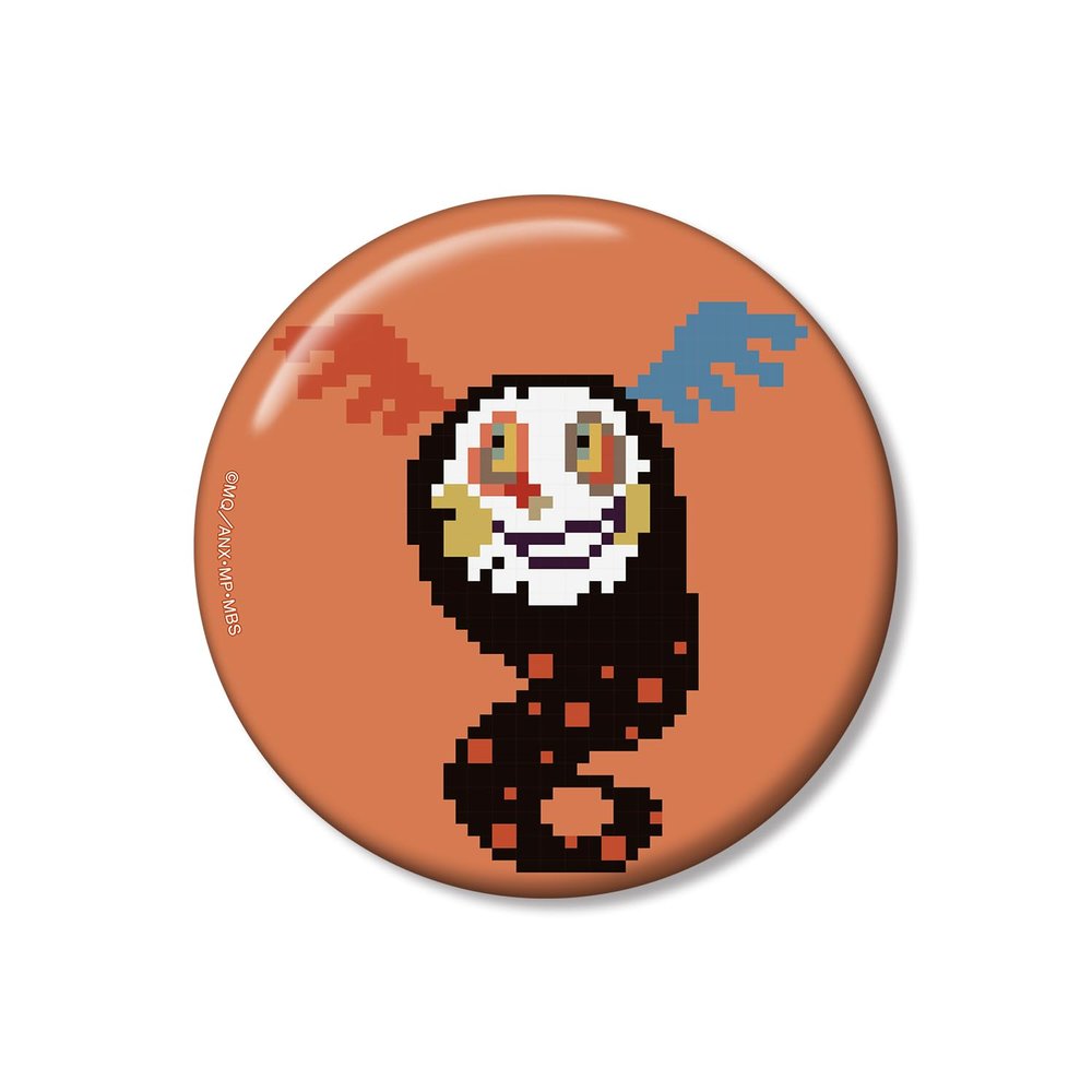 TV Anime "Puella Magi Madoka Magica" Candy Witch 100mm Can Badge [One Night Human Wolf Collaboration Dot Picture Ver.]