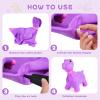 Leyndo 2 Pcs Dinosaur Bouncy Hopper Inflatable Ride on Bouncing Dinosaur Animal Jumping Toys with Pump Dinosaur Ride on Hopping Toys for 2 + Years Old Girls Boys, 2 Colors view 3